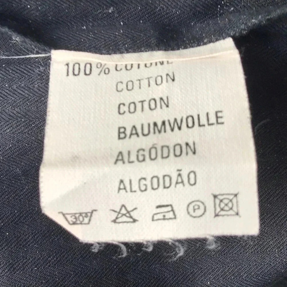 Missoni cotton button shirt charcoal gray long sleeves Size 16.5 42 - Picture 5 of 6